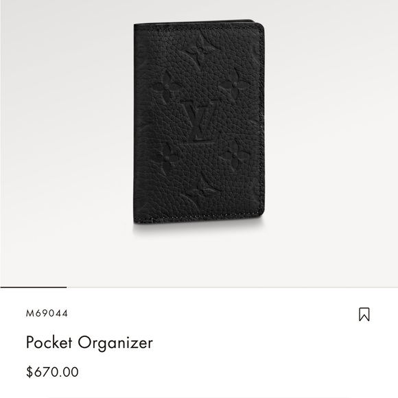 LOUIS VUITTON POCKET ORGANIZER (men’s) - Picture 8 of 9